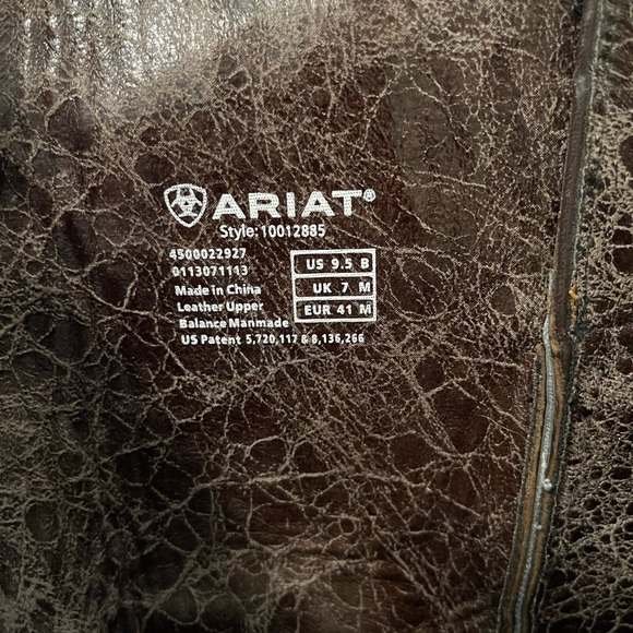 Ariat Brown Leather Western Boots - Picture 6 of 7